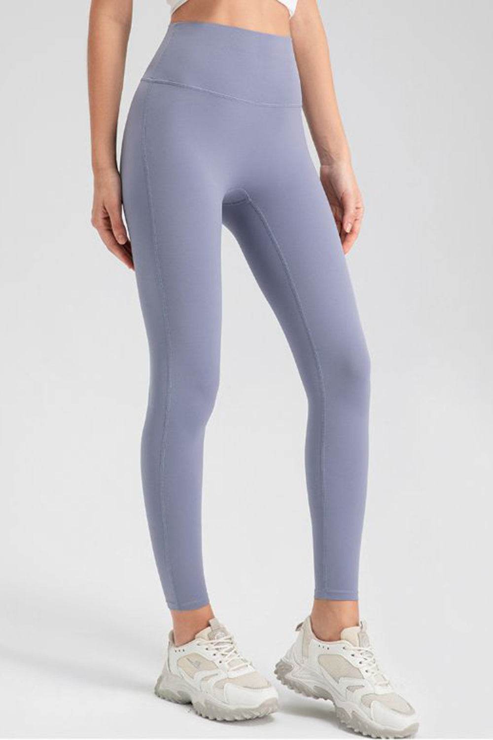 High Waist Skinny Active Pants - Delanoir