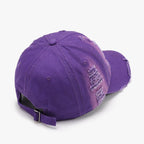 Distressed Adjustable Cotton Baseball Cap - Delanoir