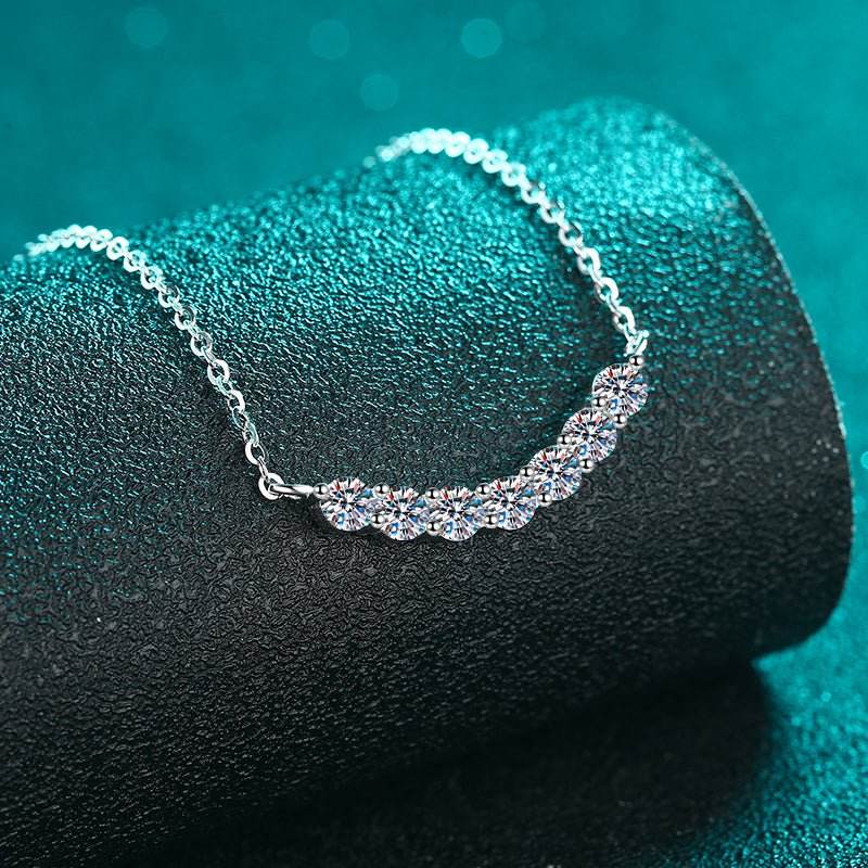 1.4 Carat Moissanite 925 Sterling Silver Necklace - Delanoir