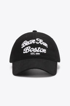 Embroidered Graphic Adjustable Baseball Cap - Delanoir