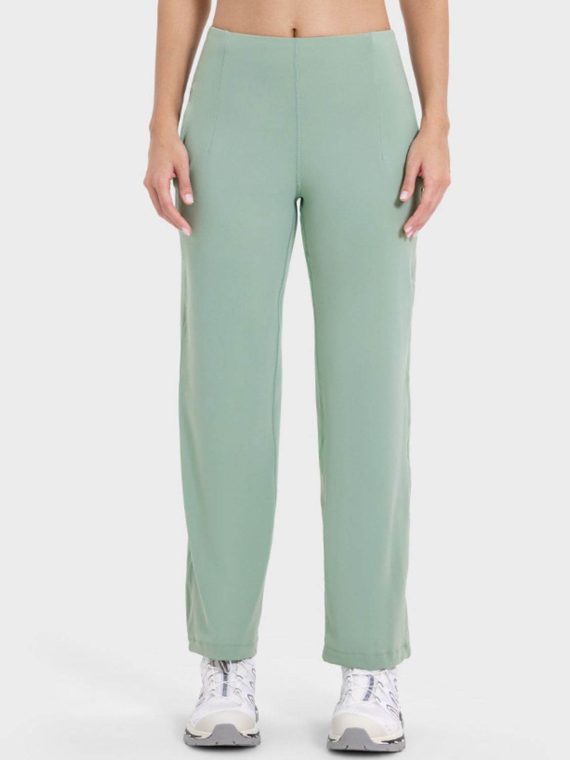 Millennia Pocketed High Waist Active Pants - Delanoir