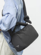 Puffy Nylon Medium Crossbody Bag - Delanoir