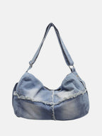 Raw Hem Gradient Crossbody Bag - Delanoir