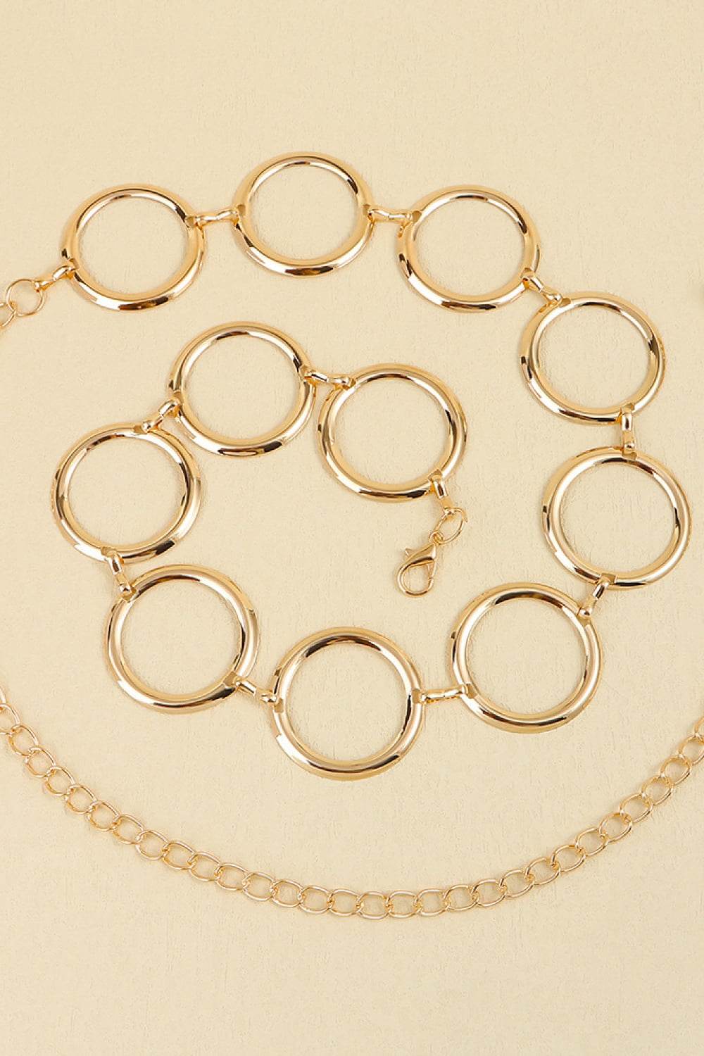 Circle Ring Chain Belt - Delanoir