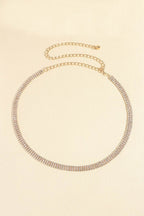 Rhinestones Alloy Belt - Delanoir