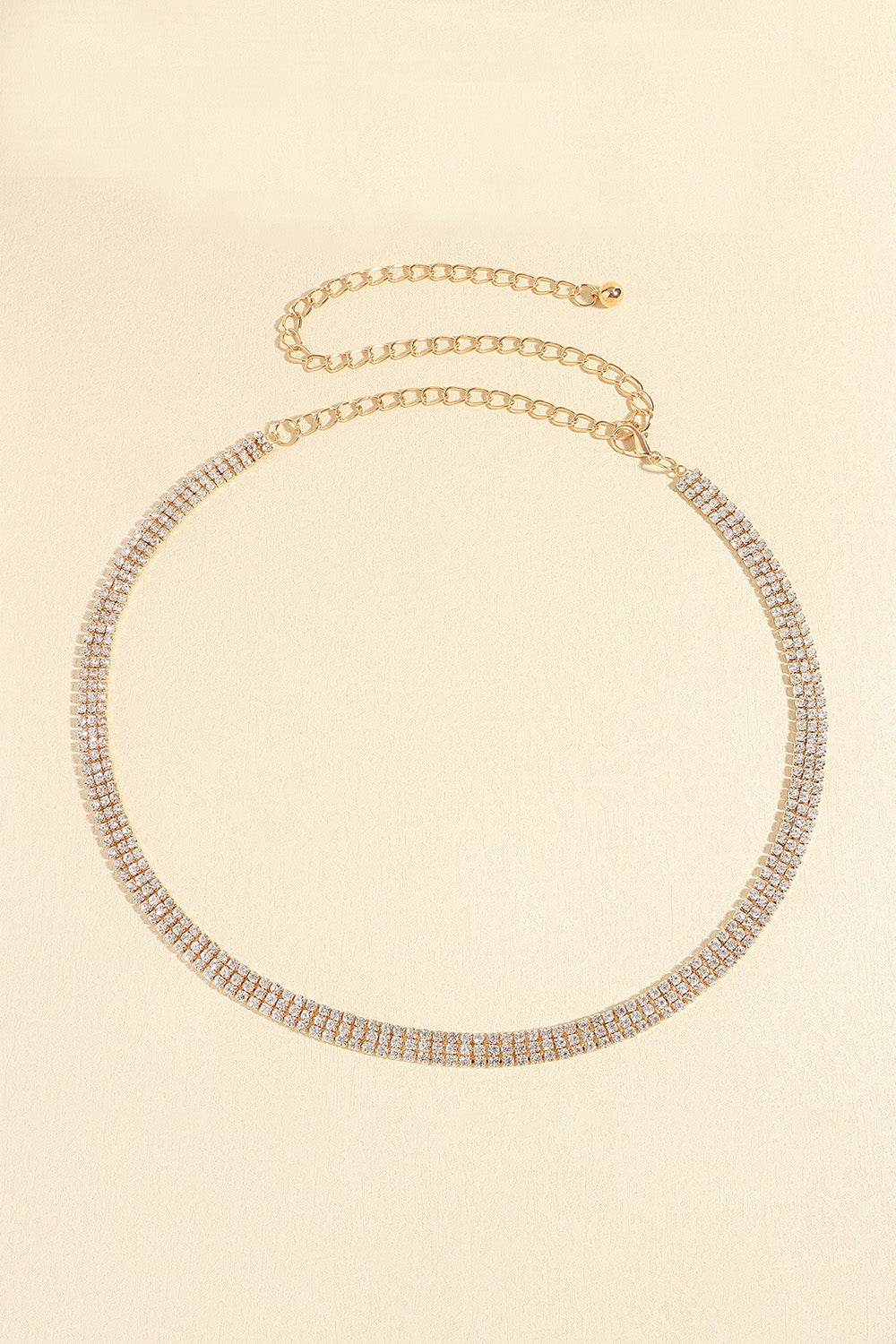 Rhinestones Alloy Belt - Delanoir