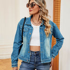 Washed Denim Jacket - Delanoir