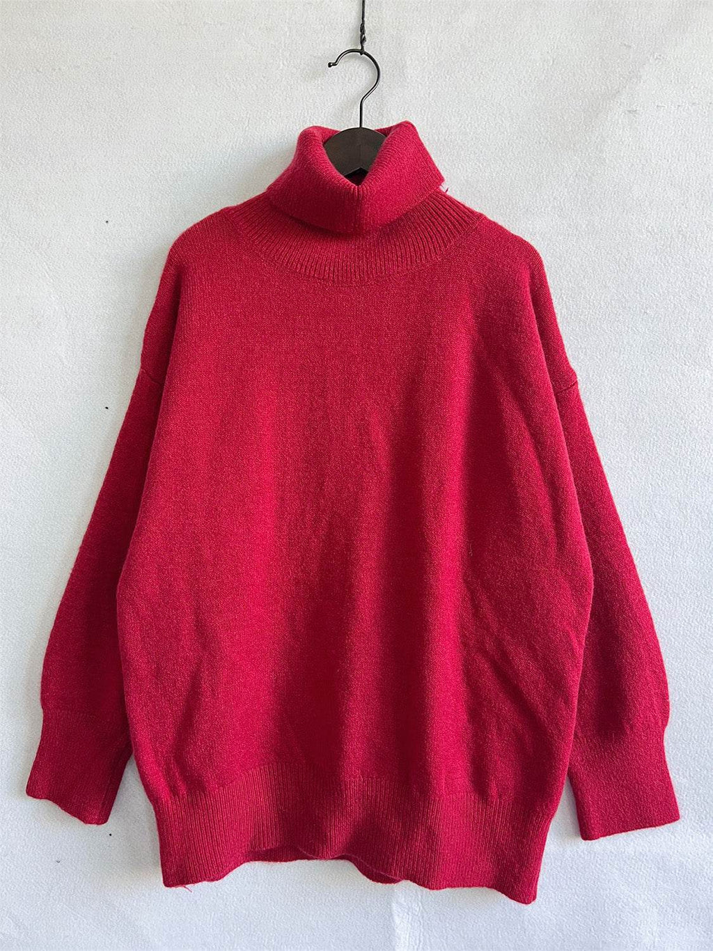 Turtleneck Long Sleeve Sweater - Delanoir