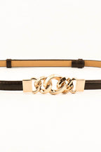 PU Skinny Belt - Delanoir