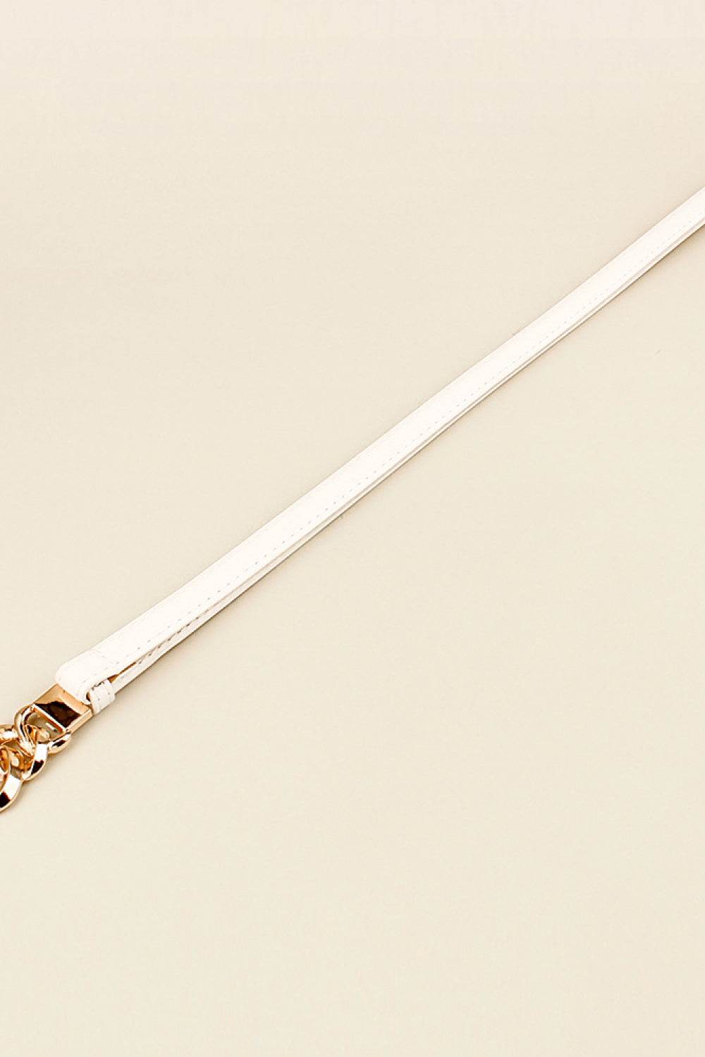 PU Skinny Belt - Delanoir