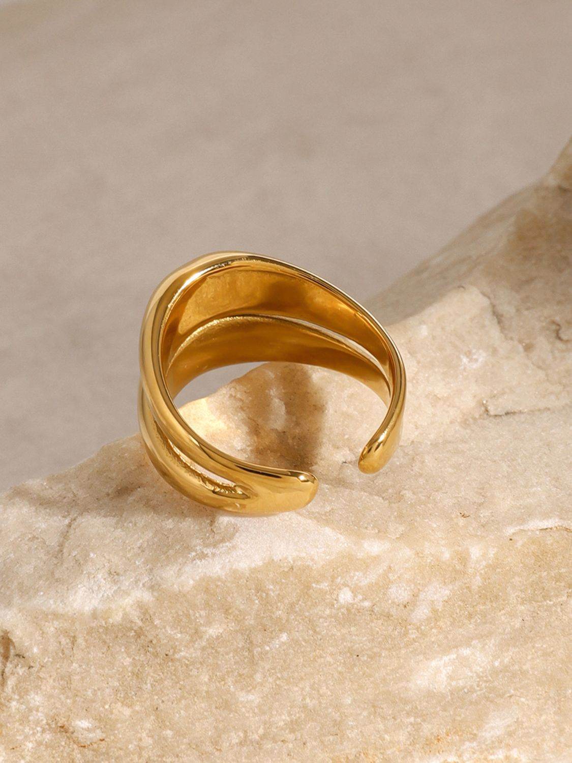 Stainless Steel Double-Layered Ring - Delanoir