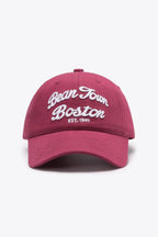 Embroidered Graphic Adjustable Baseball Cap - Delanoir