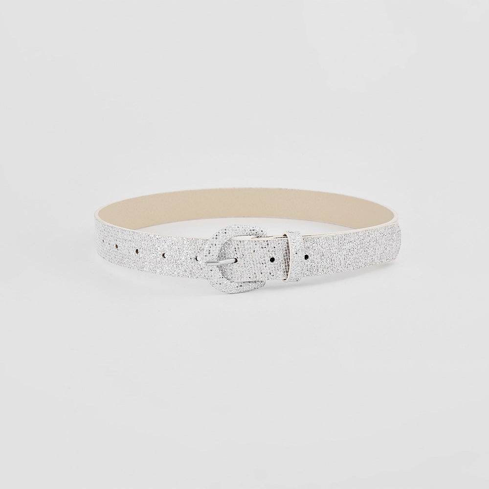 Sequin PU Leather Belt - Delanoir