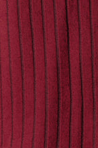Basic Bae Full Size Ribbed Round Neck Long Sleeve Slit Top - Delanoir