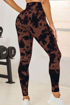 Tie-Dye High Waist Active Leggings - Delanoir