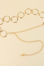 Circle Ring Chain Belt - Delanoir