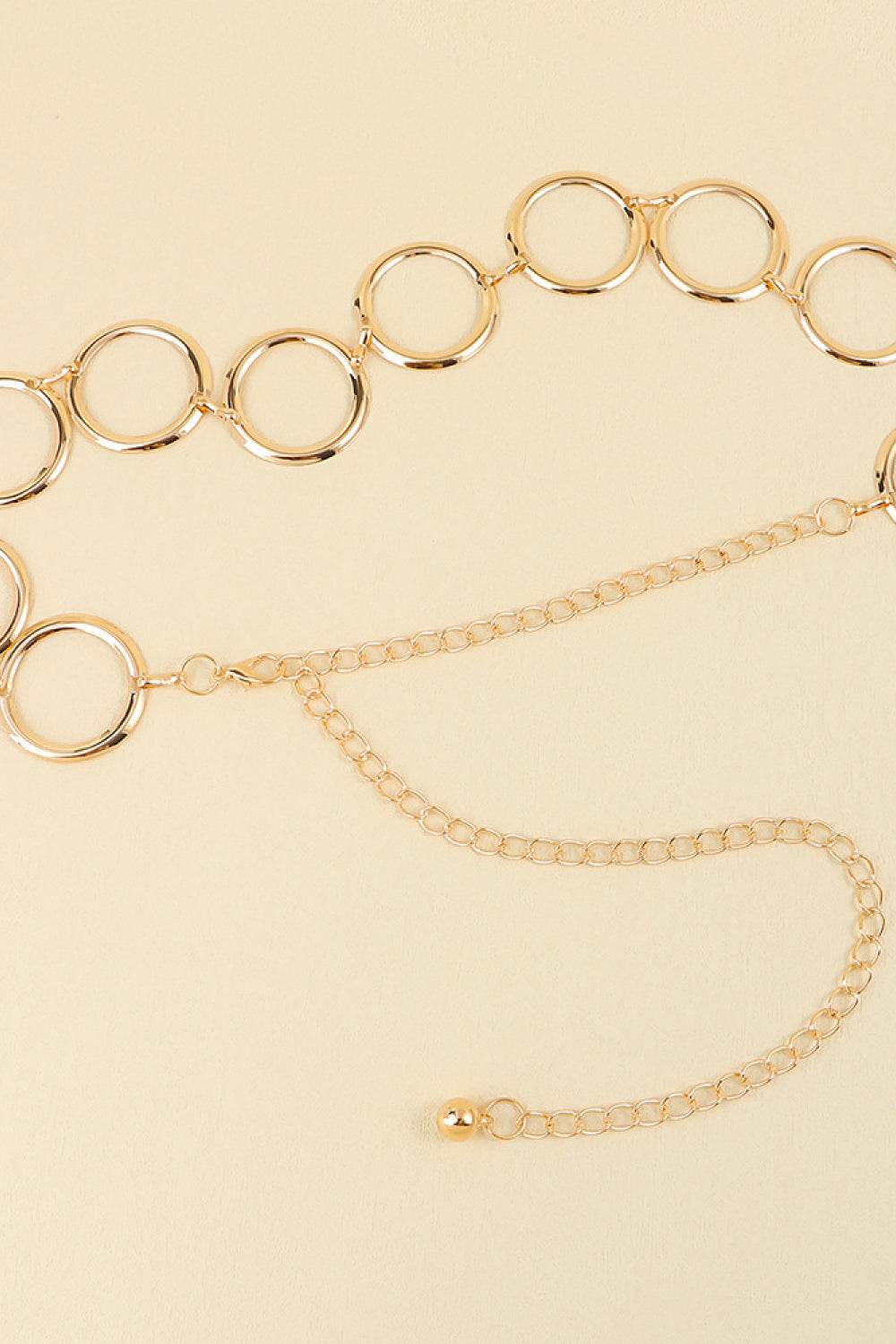 Circle Ring Chain Belt - Delanoir