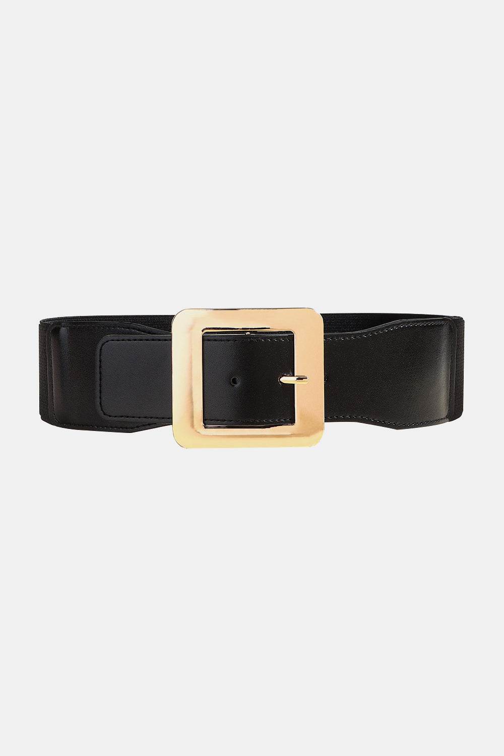 Alloy Buckle PU Leather Belt - Delanoir