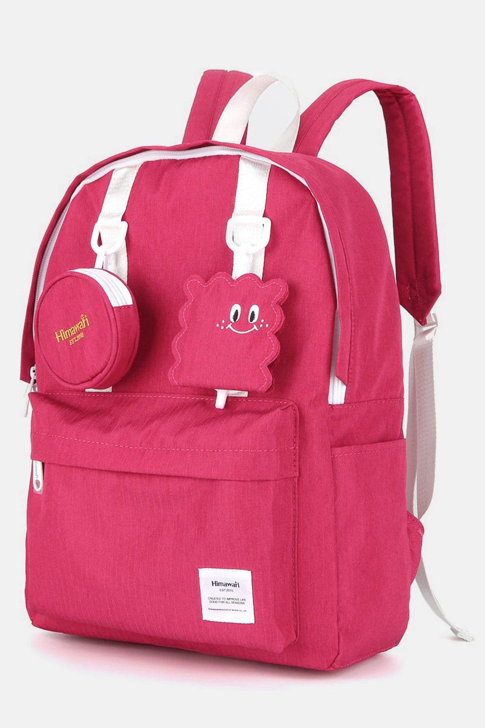Himawari Waterproof Canvas Backpack Bag with Removable Coin Purse - Delanoir