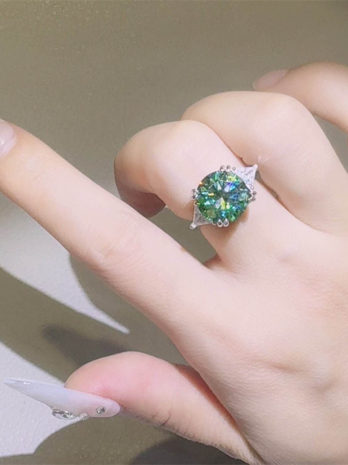 5 Carat Moissanite 925 Sterling Silver Ring - Delanoir