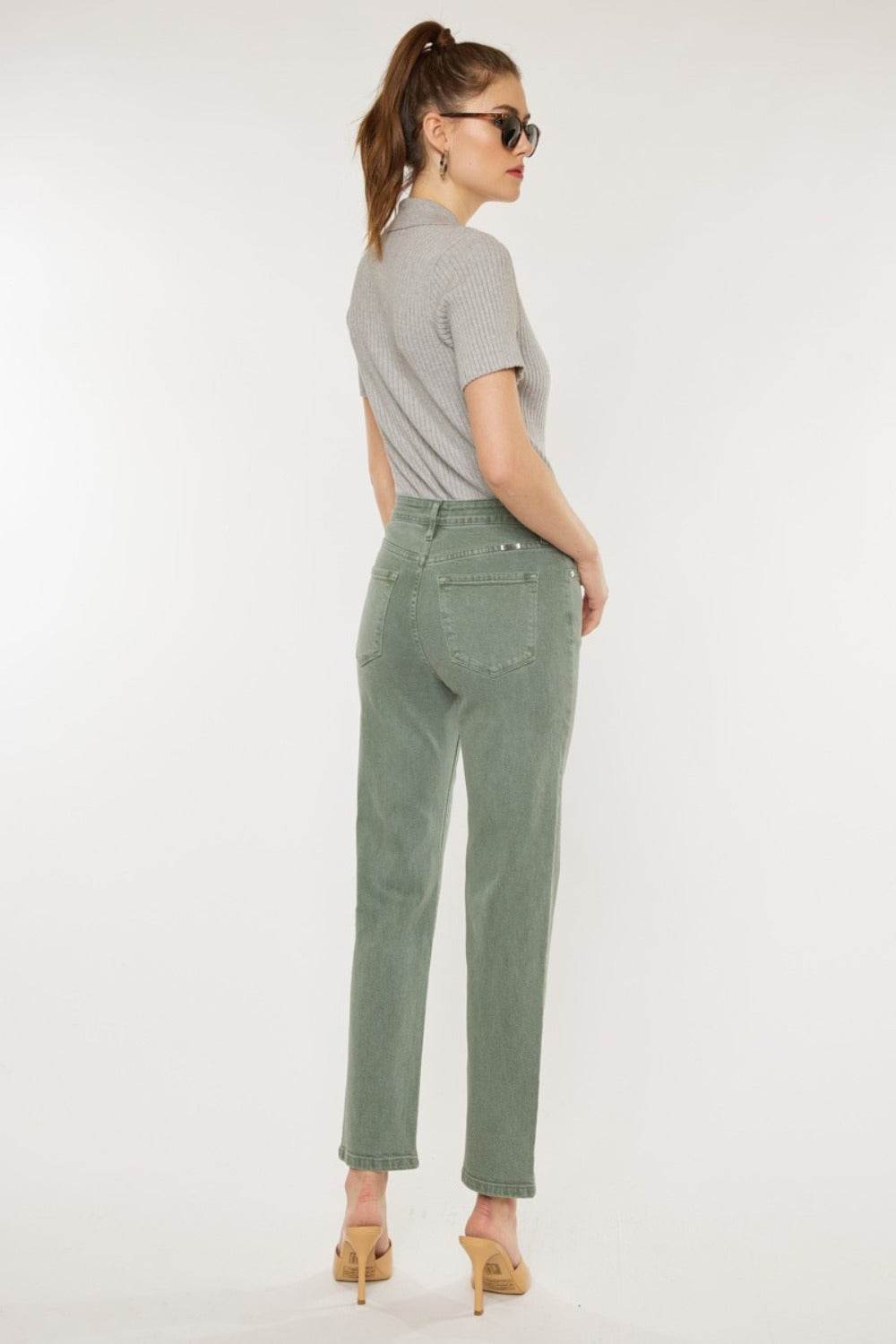 Kancan Ultra High Rise Straight Jeans - Delanoir