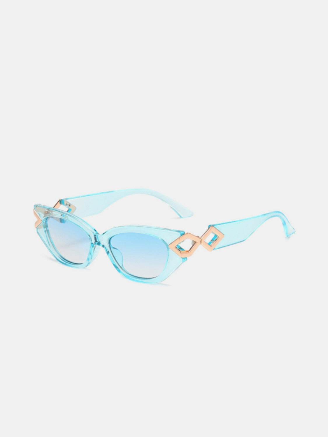 Polycarbonate Frame Cat-Eye Sunglasses - Delanoir