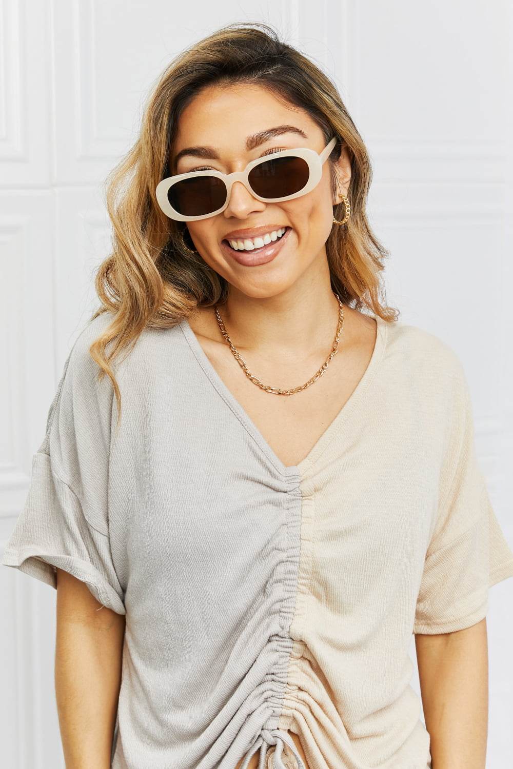 Oval Full Rim Sunglasses - Delanoir
