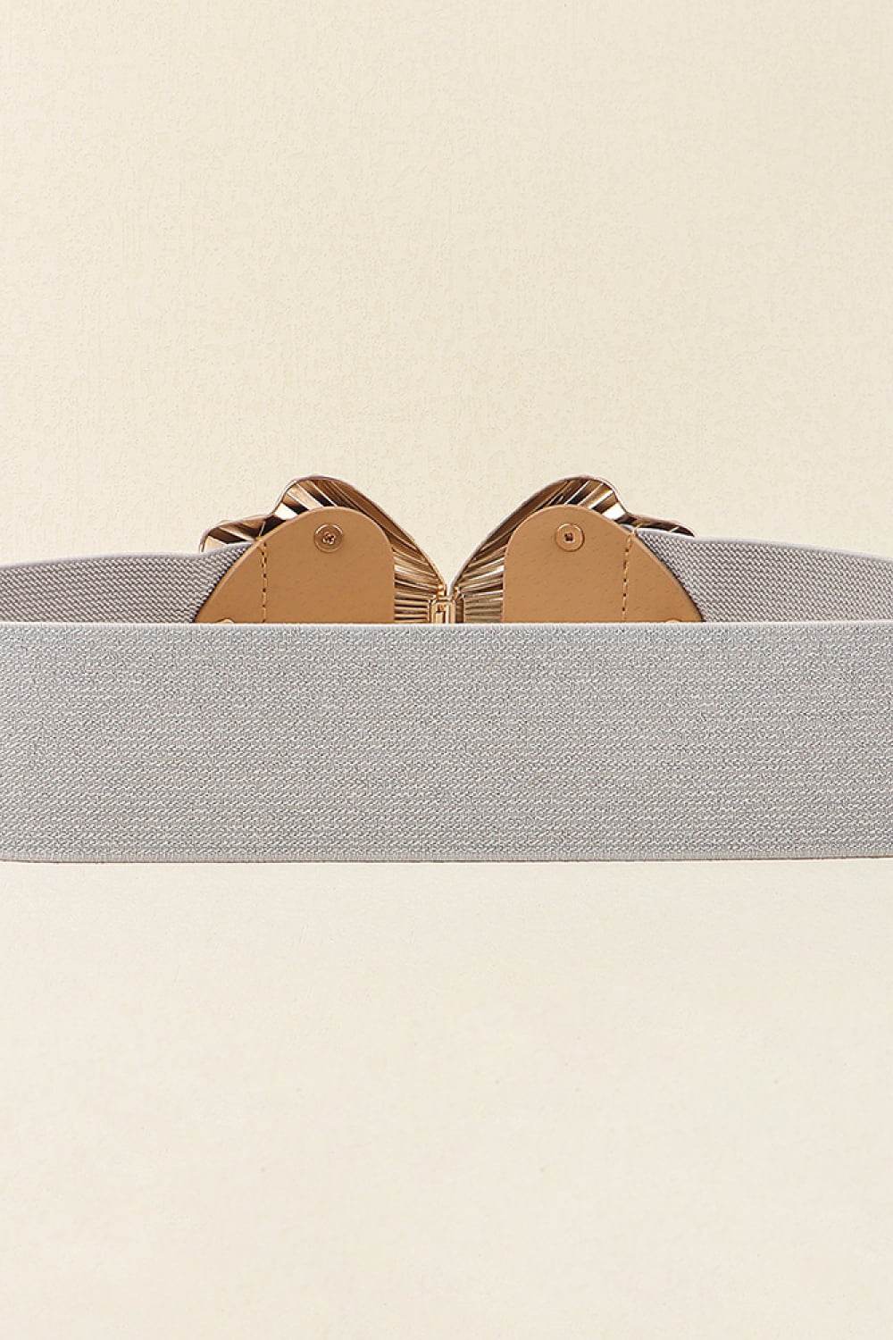 Zinc Alloy Buckle Elastic Belt - Delanoir