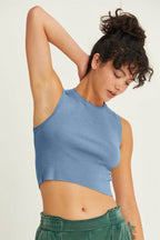 HYFVE Ribbed Knit Cropped Tank - Delanoir