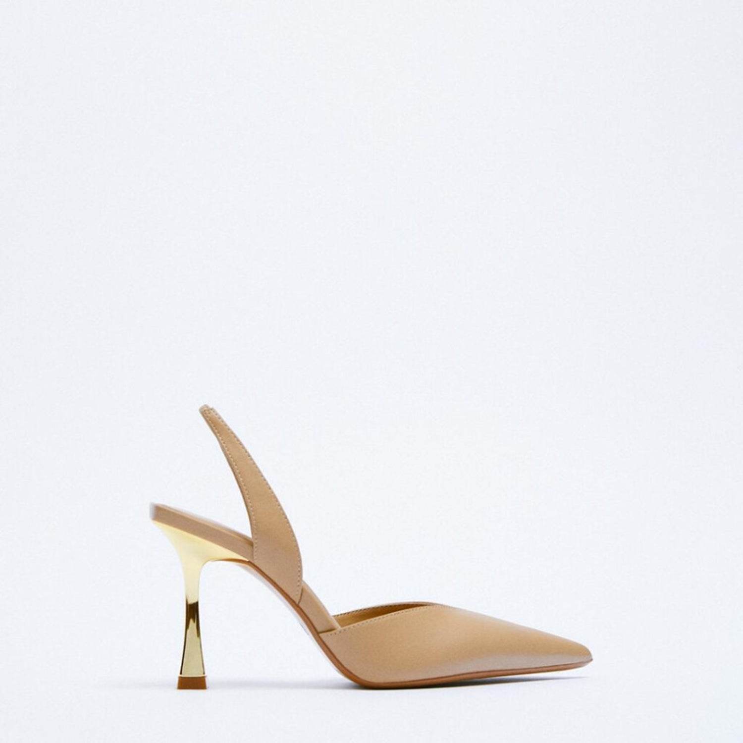 PU Leather Point Toe Stiletto Heel Pumps - Delanoir