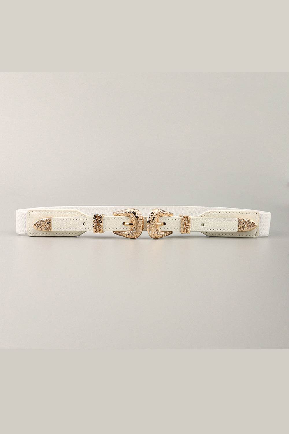 Double Buckle Elastic Belt - Delanoir
