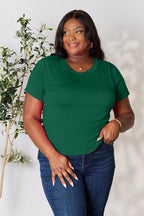Basic Bae Full Size Round Neck Short Sleeve T-Shirt - Delanoir