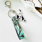 Rhinestone Bull Keychain - Delanoir