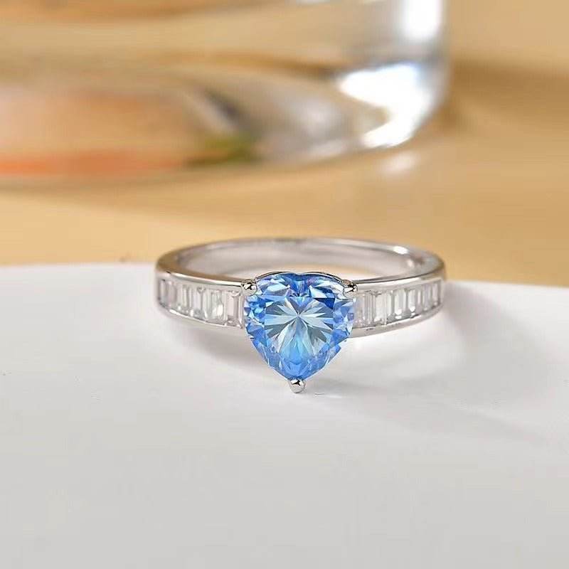 2 Carat Moissanite 925 Sterling Silver Ring - Delanoir