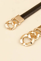 PU Skinny Belt - Delanoir