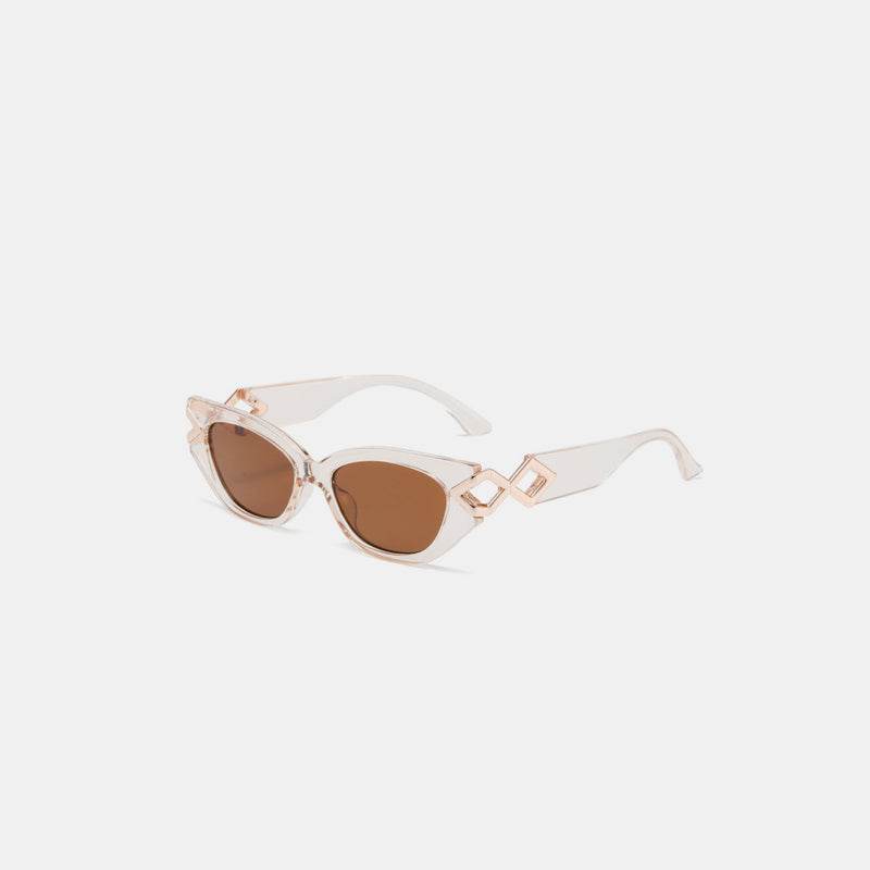 Polycarbonate Frame Cat-Eye Sunglasses - Delanoir