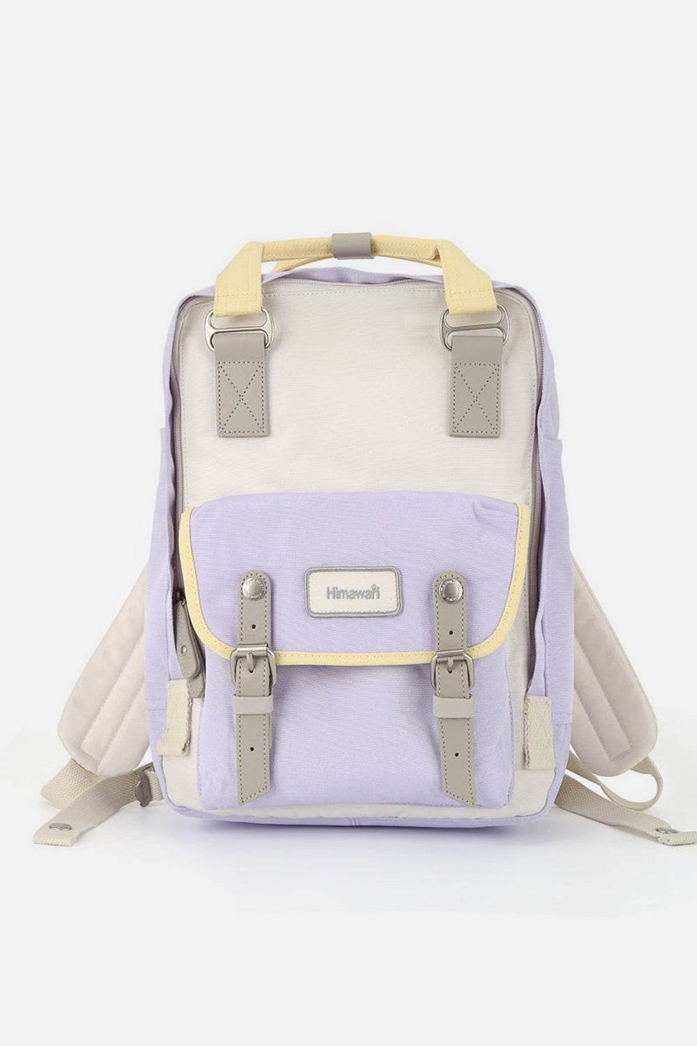 Himawari Contrast Water and Scratch-Resistant Nylon Backpack Bag - Delanoir