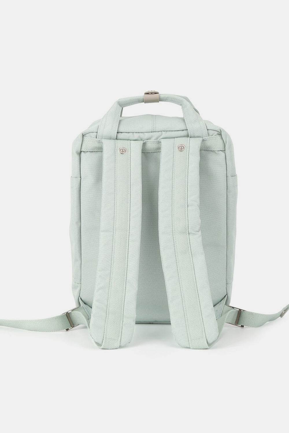 Himawari Contrast Water and Scratch-Resistant Nylon Backpack Bag - Delanoir