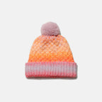 Gradient Knit Hat with Pompom - Delanoir
