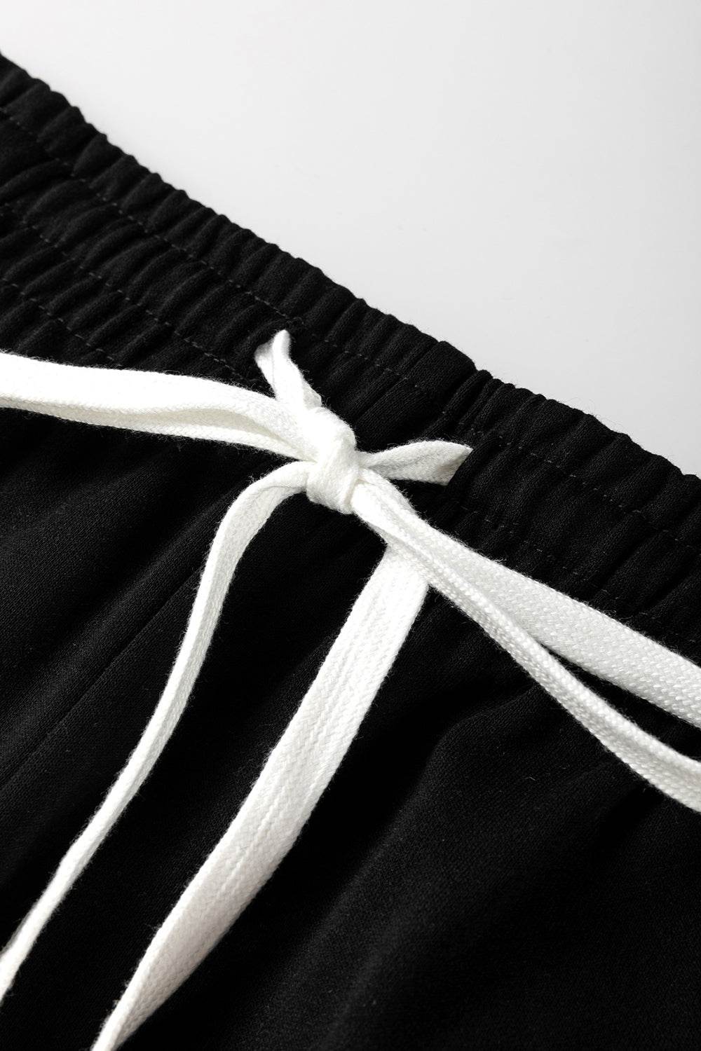 Striped Round Neck Long Sleeve Top and Pants Set - Delanoir