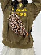Leopard Nylon Crossbody Bag - Delanoir