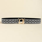 Toggle Clasp Elastic Belt - Delanoir