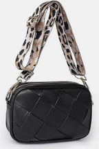 Zenana Cassette Woven Crossbody Bag - Delanoir