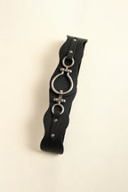 PU Leather Zinc Alloy Buckle Belt - Delanoir