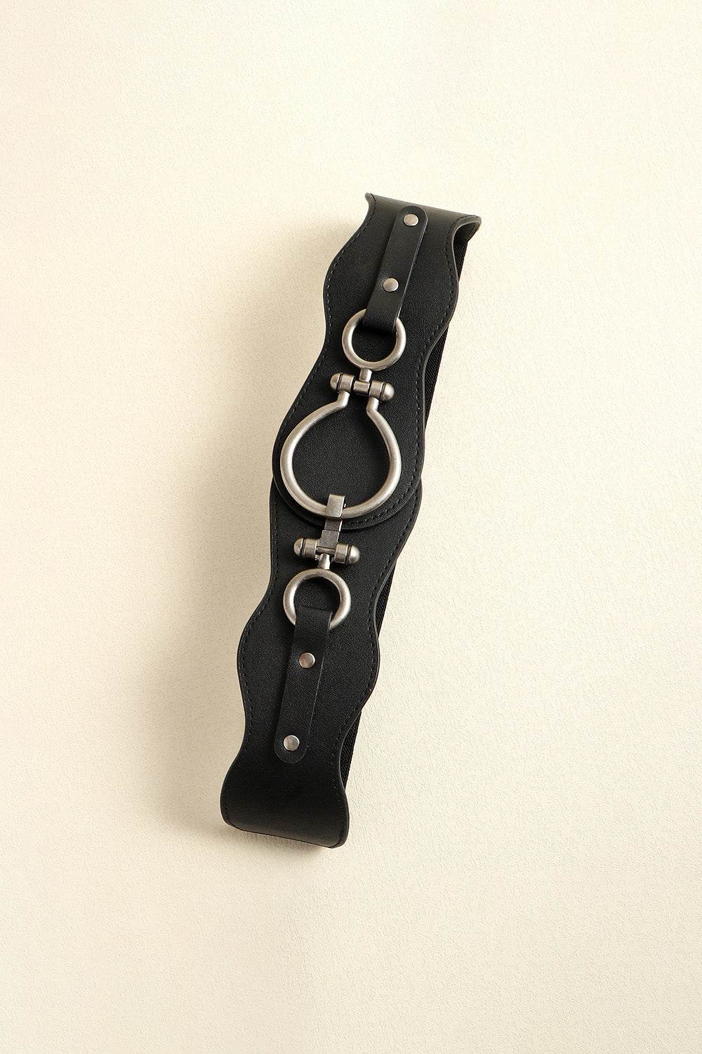PU Leather Zinc Alloy Buckle Belt - Delanoir