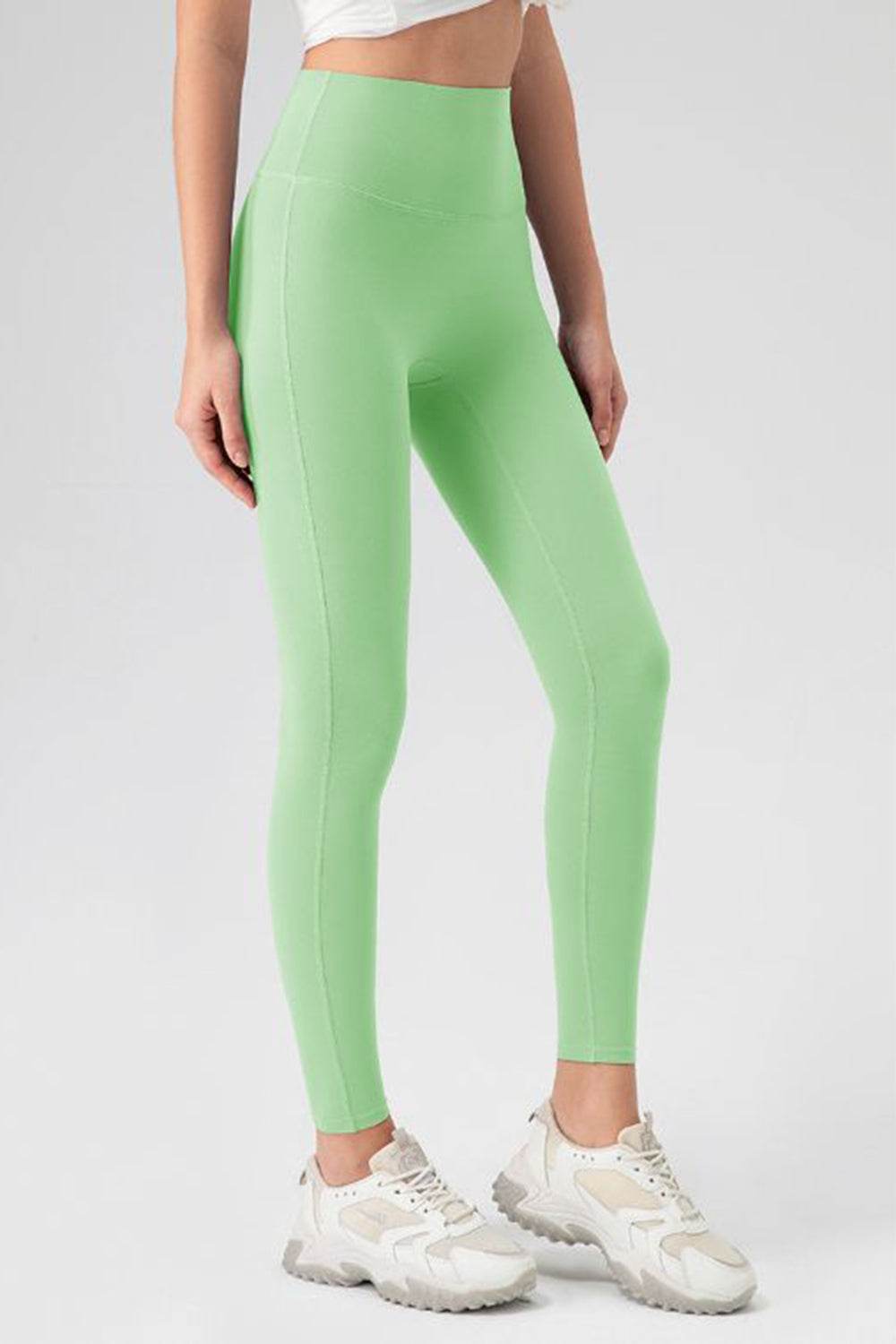 High Waist Skinny Active Pants - Delanoir
