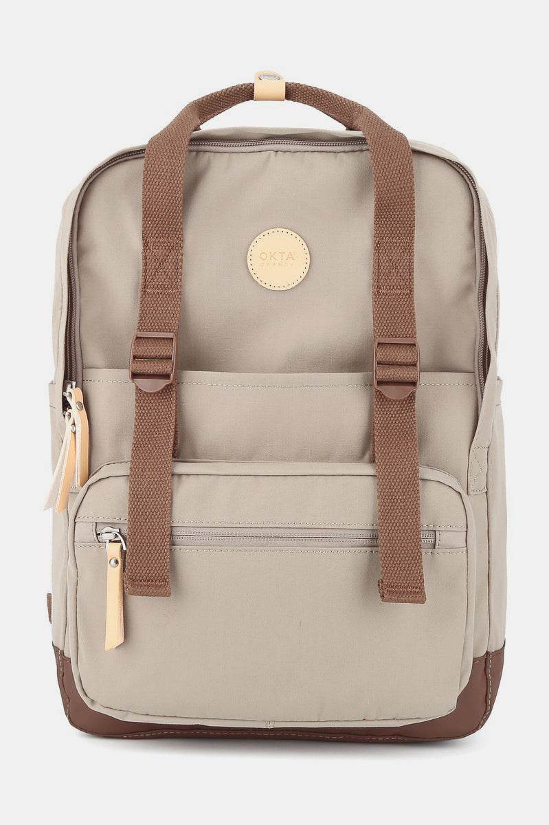 Himawari Waterproof Canvas Backpack Bag with Side Pockets - Delanoir