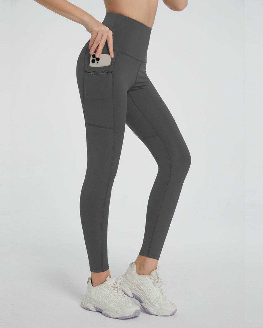 High Waist Active Leggings - Delanoir