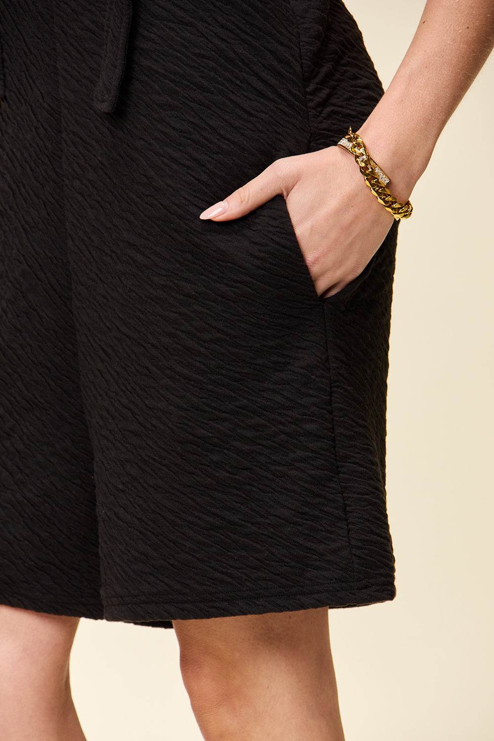Double Take Full Size Texture Square Neck Romper - Delanoir
