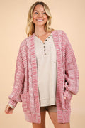 VERY J Cable Knit Open Front Cardigan - Delanoir